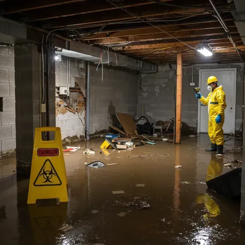 Flooded Basement Electrical Hazard in Hanover, PA Property